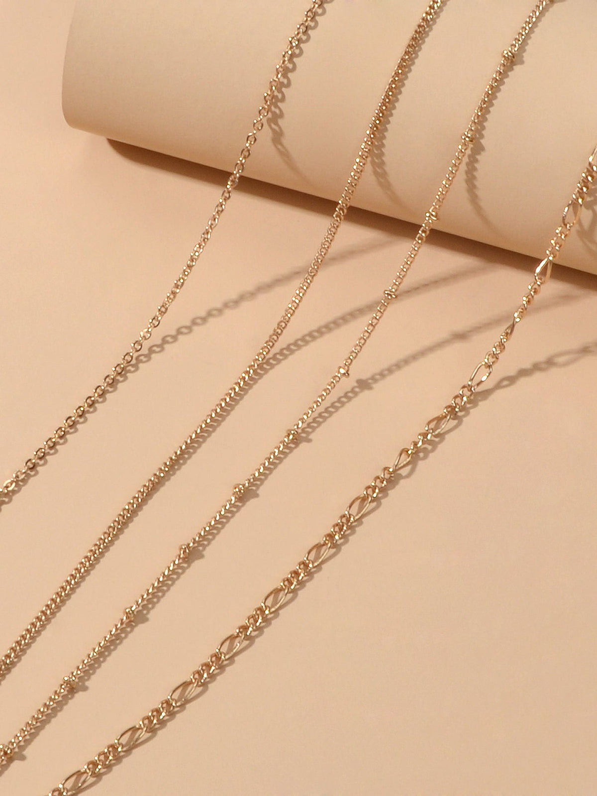 Gold Multi-layer Chain Necklace Boho Women Party Jewellery Accessories Choker-3