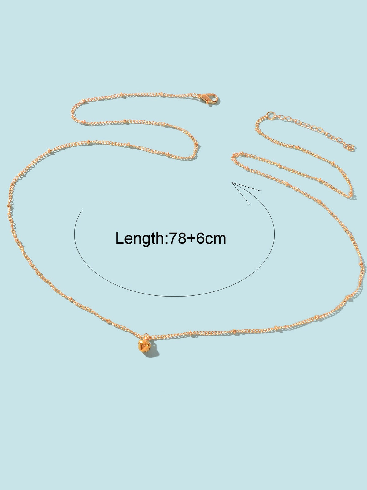 Sexy Belly Chain Gold Beach Bikini Body Chain Metal Bead Women Waist Chain Gift-3