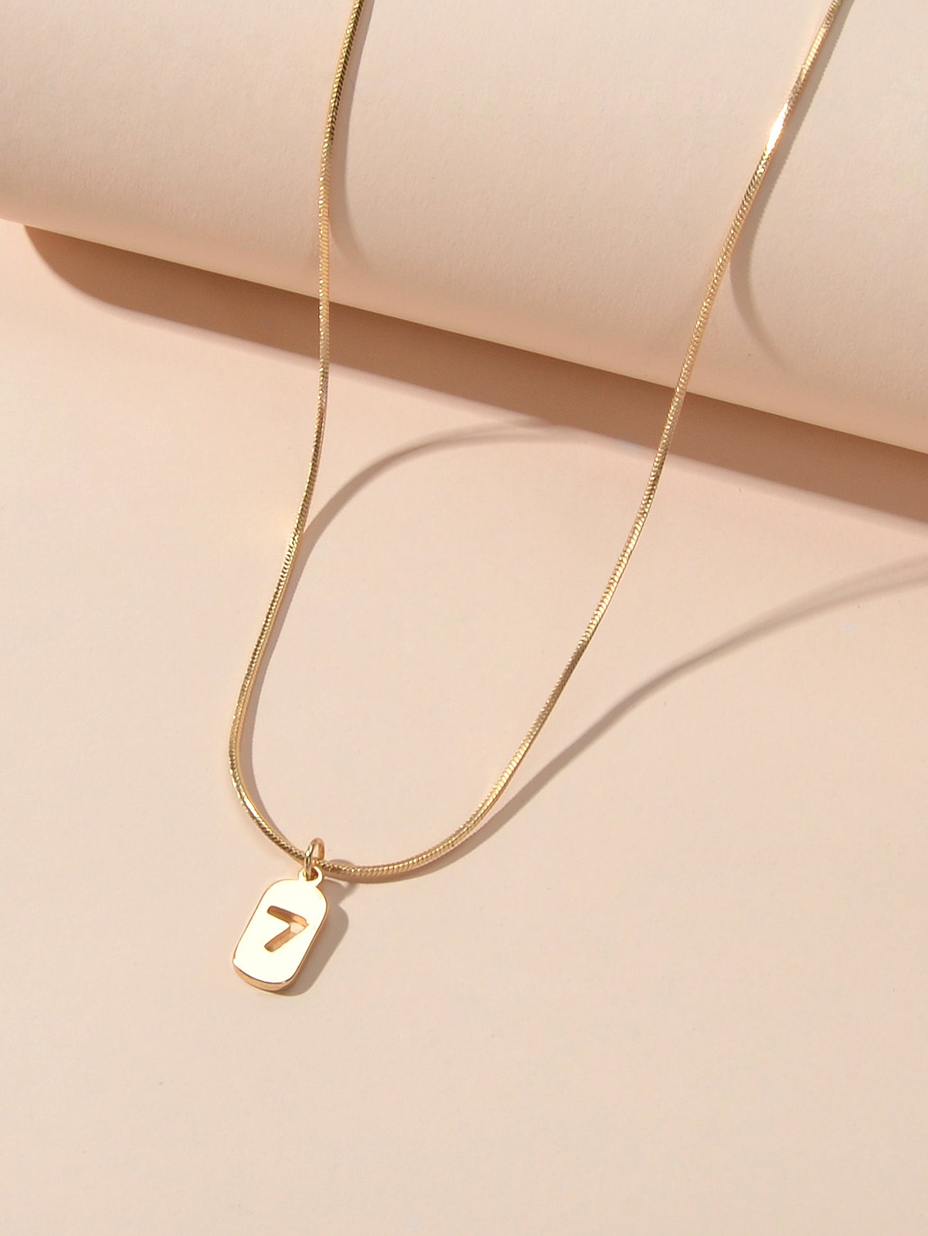 Number 7 Square Charm Necklace Women Girls Teens Party Decoration Jewellery Gift-3