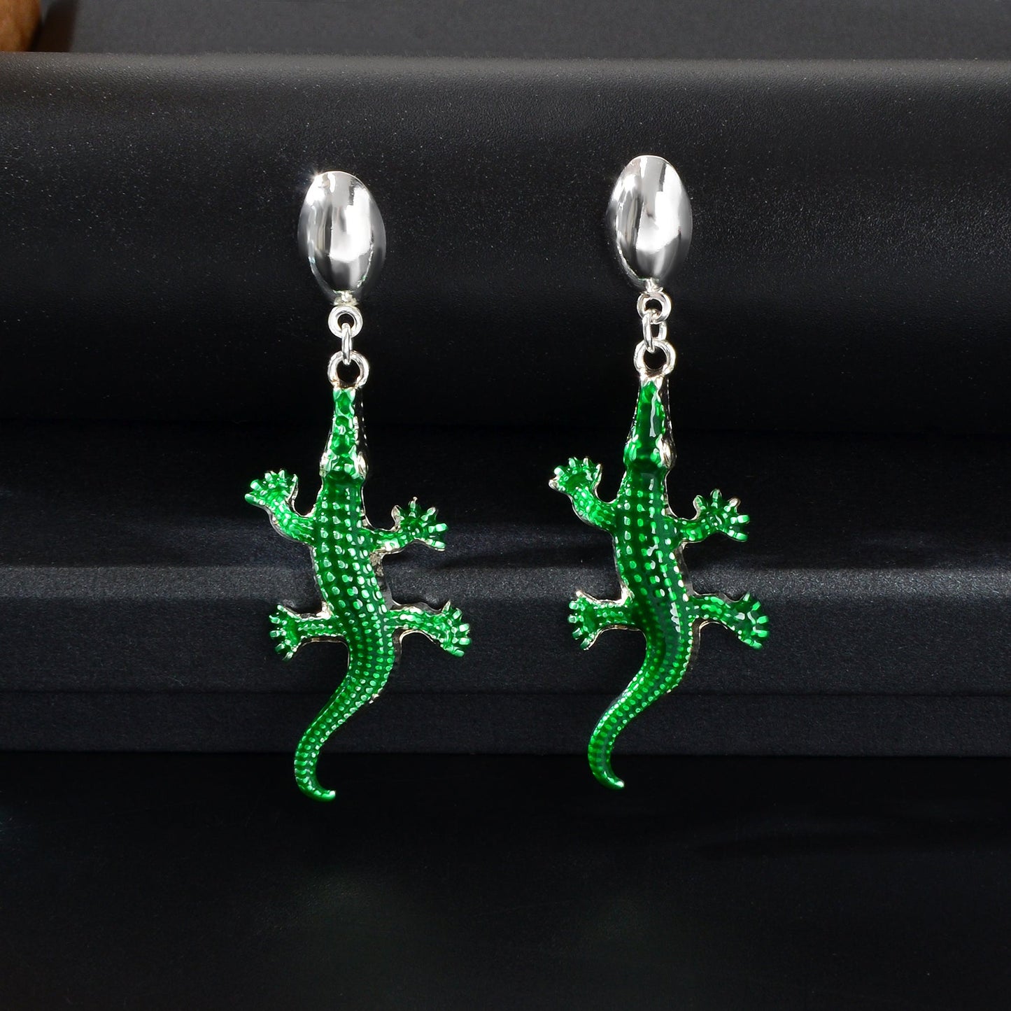 New Design Creative Animal Accessories Crocodile Dangle Earrings Daily Night out Pub Jewelry-4