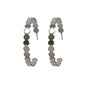 Punk Geometric Elegant Round Hoop Earrings Stunning Jewellery Circle Ear Stud-5