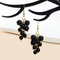 Drop Dangle Handmade Grape Cluster Earrings Colorful Cute Fruit Hook Eardrop-9