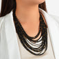 Colorful Seed Beads Multilayer Chunky Necklace Bold Jewelry-7