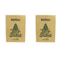 2 pc Festival Party Favors Bags Merry Christmas Pattern Big Brown Paper Gift Bag-0