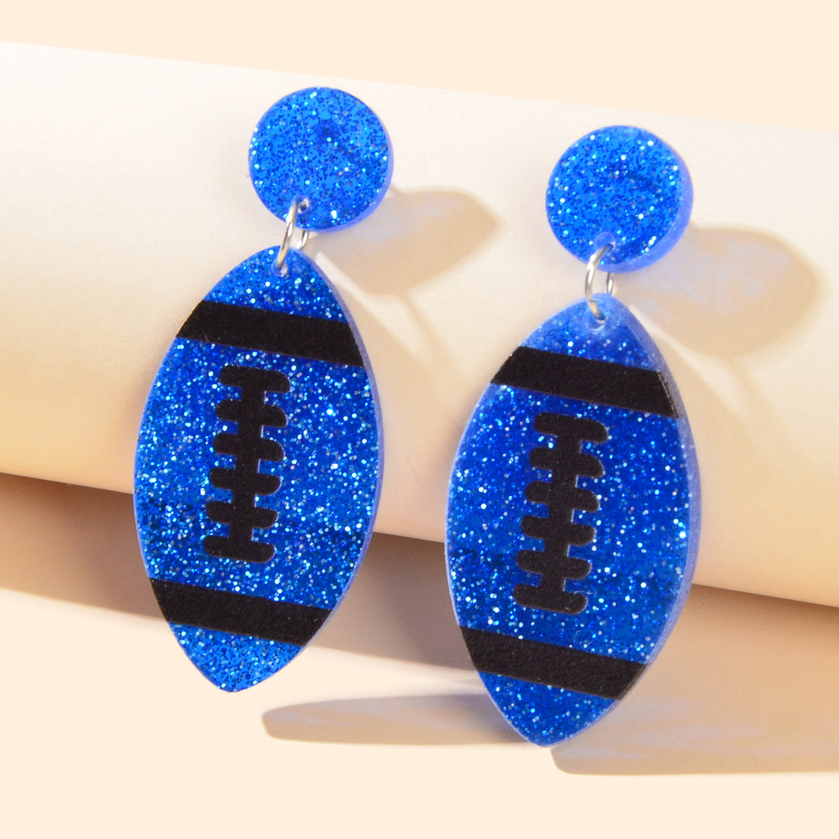 AFL Aussie Football Earrings Resin Footy Stud Rugby Australian Football Jewelry-5