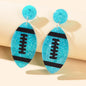 AFL Aussie Football Earrings Resin Footy Stud Rugby Australian Football Jewelry-9