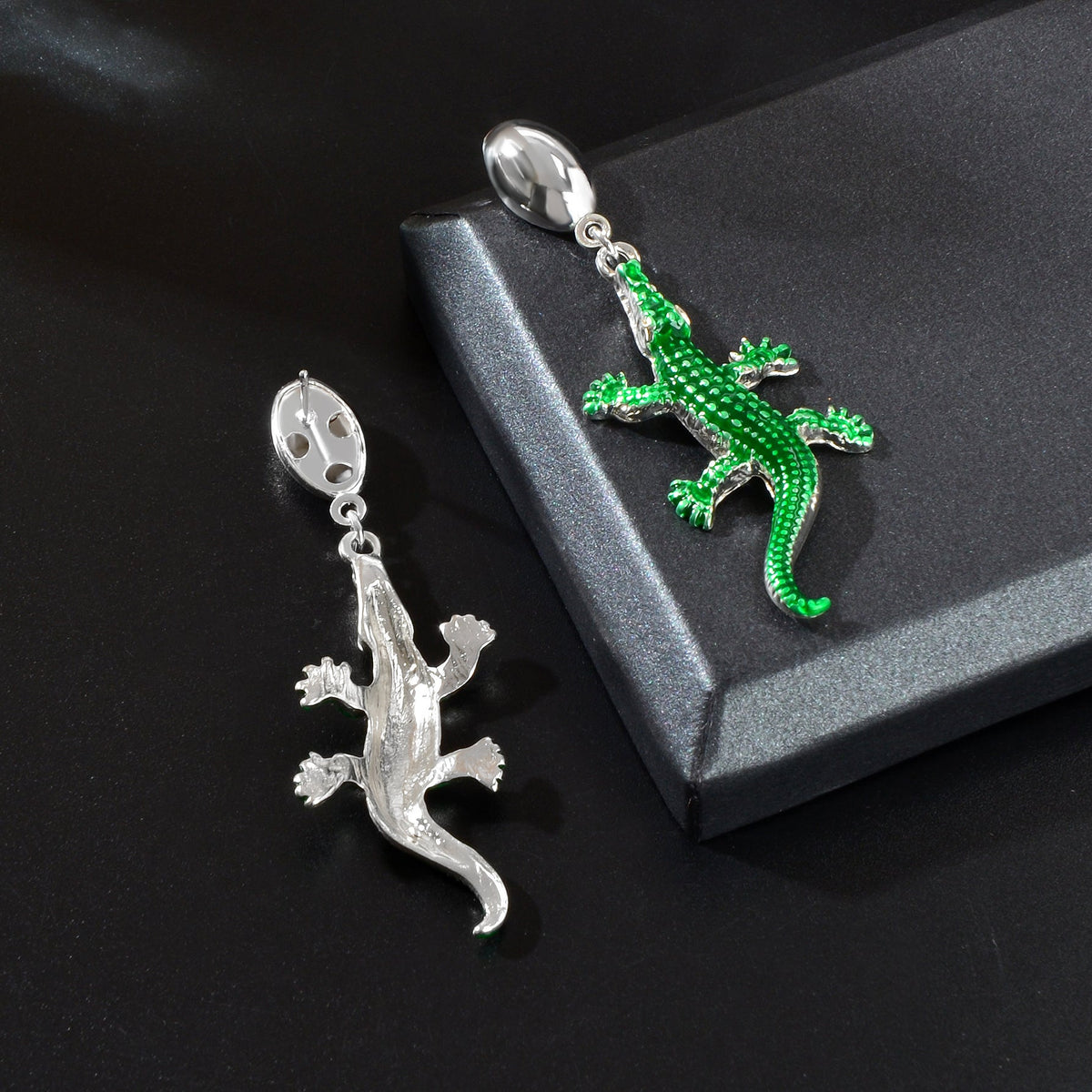 New Design Creative Animal Accessories Crocodile Dangle Earrings Daily Night out Pub Jewelry-1