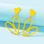 Romantic Heart-shaped Earrings Stylish Ear Accessories Dainty Gifts for Women-9