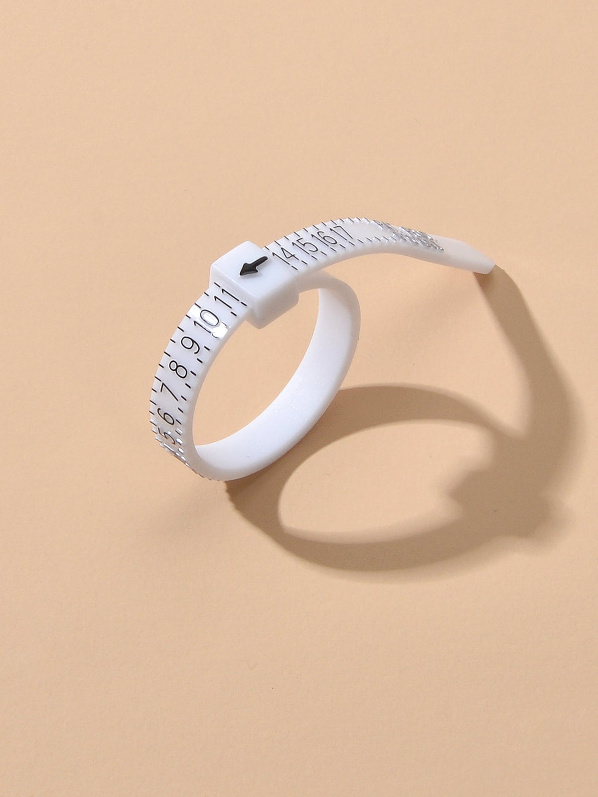 Creative Adjustable Belt Ruler Ring Flexible Band Measuring Tool Resin Jewellery-1