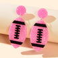 AFL Aussie Football Earrings Resin Footy Stud Rugby Australian Football Jewelry-7