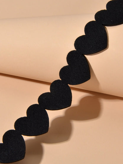 Black Love Heart Tattoo Choker Collar Gothic Punk Rock Jewellery Halloween Gift-3