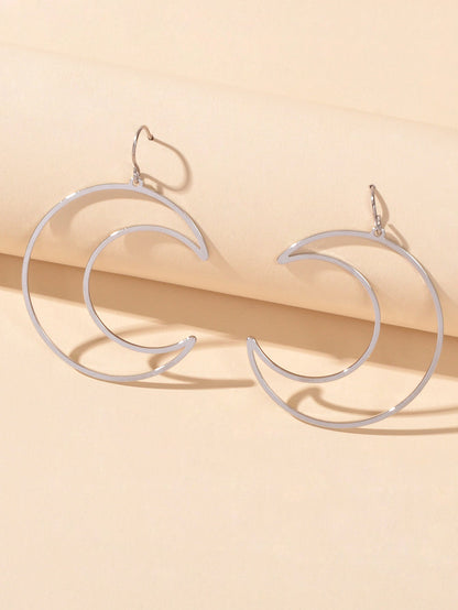AU Stock Gorgeous Moon Charm Drop Dangle Earrings Women Stunning Party Jewellery-5