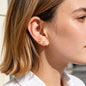 2pcs Mini Cartilage Jewelry Rhinestone Crown Ear Cuff Gold Non-Pierced Ear Clips-0
