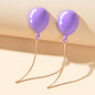 Personality Candy Color Balloon Dangle Cute Trendy Earrings Funny Jewellery Gift-5