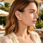 2pcs Boho Double Spiral Wire Ear Cuff Gold Silver Non-Pierced Cartilage Ear Clip-0