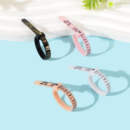 Adjustable Length Soft Plastic Ring - Comfortable & Versatile Fashion Accessory-0
