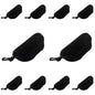 10 pcs Portable Hard Shell Sunglasses Case set Zipper Eyewear Eyeglasses Case with Hook for Women Men Travel Sports-0