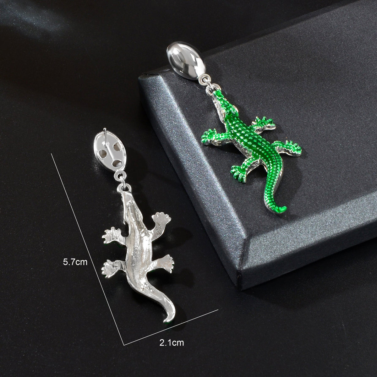 New Design Creative Animal Accessories Crocodile Dangle Earrings Daily Night out Pub Jewelry-2
