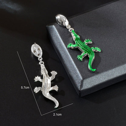 New Design Creative Animal Accessories Crocodile Dangle Earrings Daily Night out Pub Jewelry-2