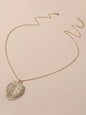 AU Post Boho Gold Chain Leaf Charm Long Necklace Bohemia Accessories Bib Jewelry-0