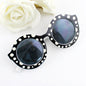 Stylish Black Sunglasses with Letter Print Fashionable Eyewear with Case-5