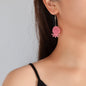 Cartoon Lovely Jewellery Transparent Acrylic Octopus Charm Dangle Hook Earrings-1
