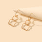 Minimalist Style Lovely Gold Silver Bear Dangle Earrings Women Designer Jewelry-1