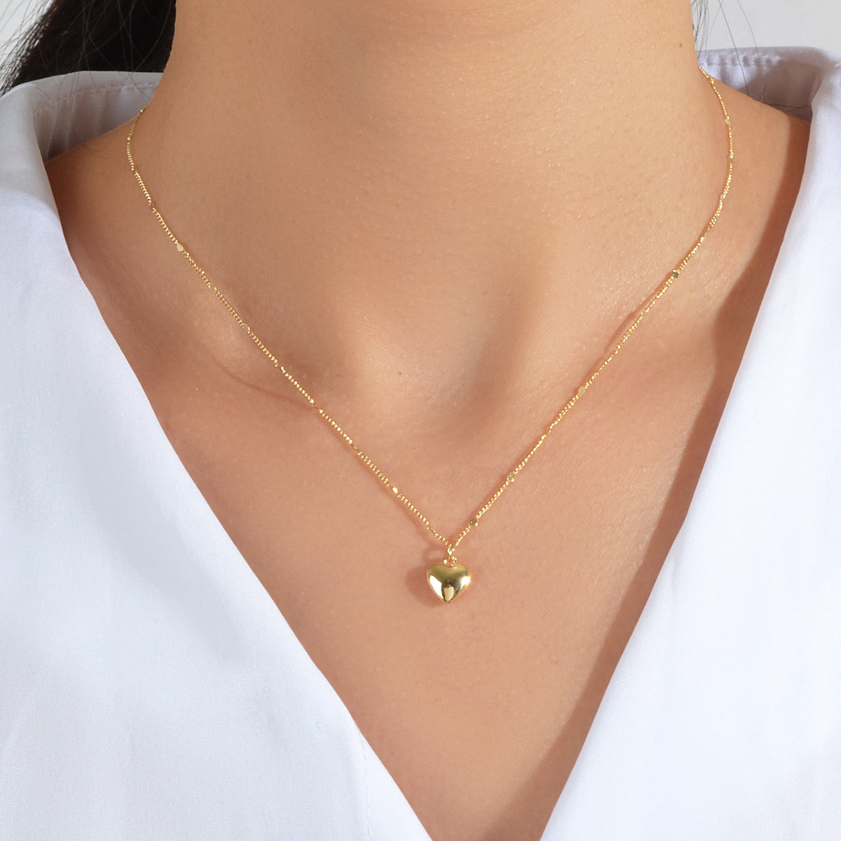 Love Heart Charm Necklace Stunning Filigree Pendant Choker Best Friend Gift-0