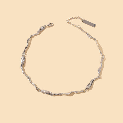 Statement Jewellery Silver Geometric Short Collar Choker Punk Trendy Necklace-2