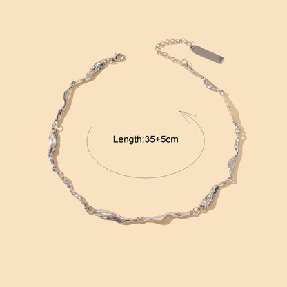 Statement Jewellery Silver Geometric Short Collar Choker Punk Trendy Necklace-3