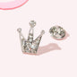 Tiara Crown Brooch Mini Rhinestone Sweater Scarves Collar Corsage Clasp Clips-0