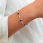 Green Transparent Rhinestone Bracelet Girls Party Jewelry Luxurious Accessories-4