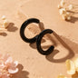 Acrylic C Shape Hoop Stud Earrings Daily Beach Vacation Jewelry Available in multiple colors-4
