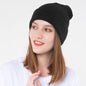 Women Men Soft Knitted Warm Baggy Beanie Hat Unisex Crochet Slouch Oversized Cap-0