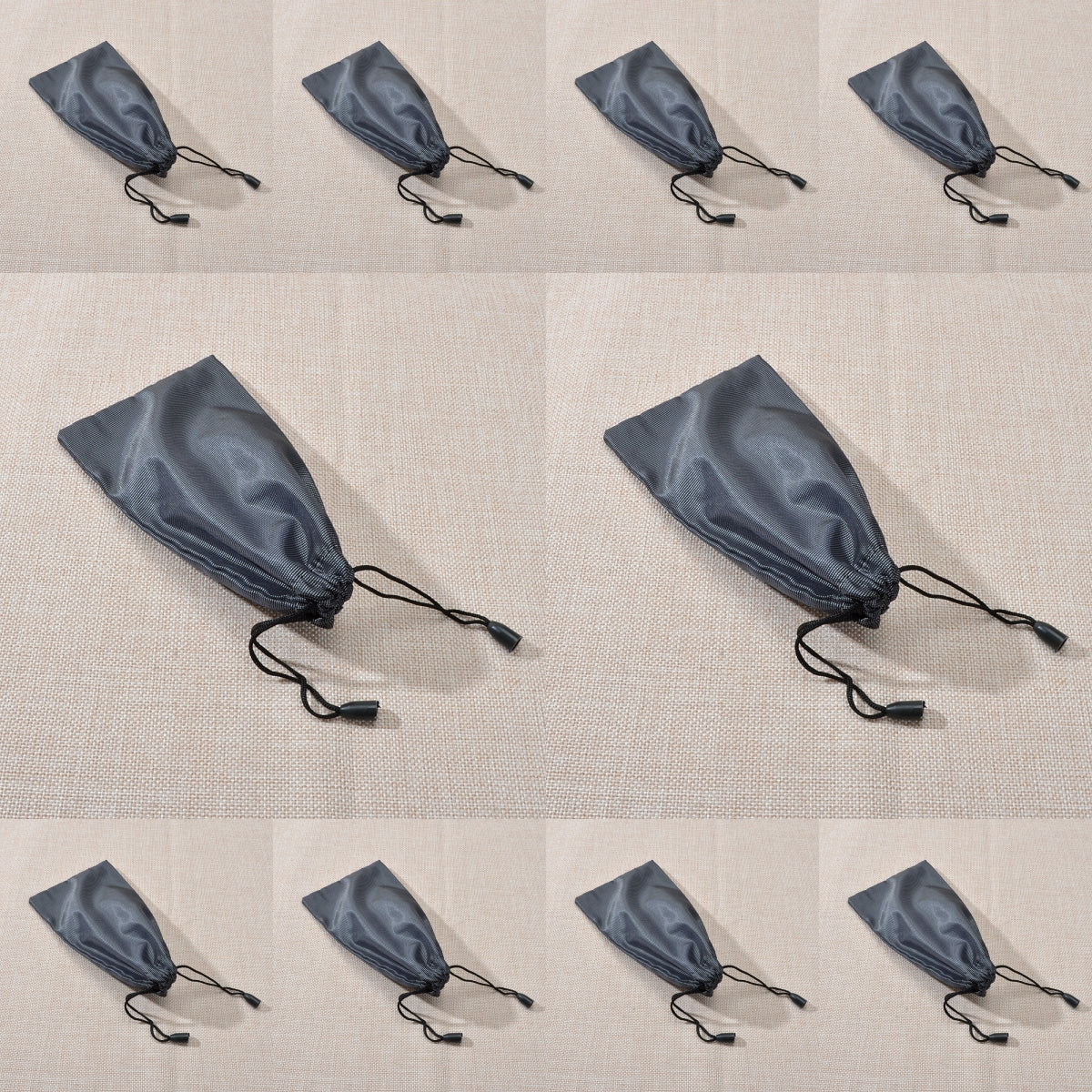 10 pcs Random color Soft Polyester Pouch Bag Glasses Sunglasses Case set Storage Bag for Eyeglasses-1