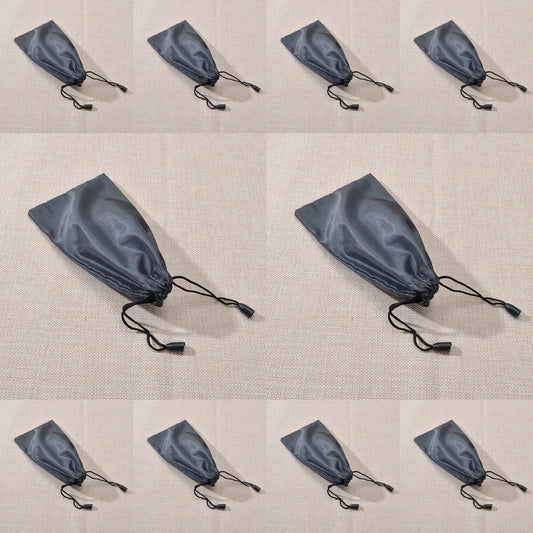 10 pcs Random color Soft Polyester Pouch Bag Glasses Sunglasses Case set Storage Bag for Eyeglasses-1