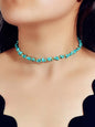 Boho White Stone Turquoise Handmade Necklace Ethic Tribal Festival Jewellery-0