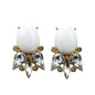Retro Style Colorful Crystal Geometric Stud Earrings Party Fesvital Jewelry Gift-5