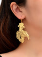 AU Stock Lovely Goldfish Shape Drop Dangle Earrings Hollow Fish Party Jewellery-7
