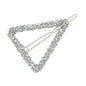 Rhinestone Triangle Hairgrips Wedding Party Hair Clips Hair Barrettes Accessory-0