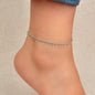 Women Gold Silver Chain Charms Anklet Boho Chic Beach Foot Jewellery Accessories-4
