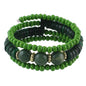 Ethnic Jewelry Handmade Colorful Bead Multi-layer Chain Bohemian Bangle Bracelet-4