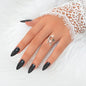 Wedding Anniversary Jewellery Rhinestone Star Charm Moon Finger Ring Women Band-0
