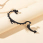 1 pc Vintage Punk Dragon Tentacle Climber Pierced Gothic Ear Cuff Wrap Earrings-0