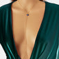 Evil Eye Charm Gold Sexy Body Chain Crossover Thin Bra Waist Belly Body Jewelry-0