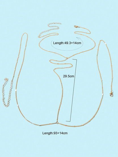 Exquisite Long Body Chain Stylish Versatile Fashion Accessory-1