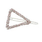 Rhinestone Triangle Hairgrips Wedding Party Hair Clips Hair Barrettes Accessory-6