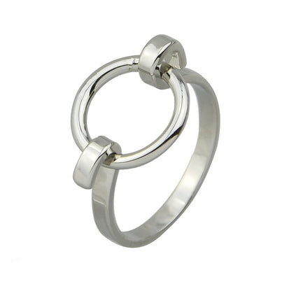 Hippie Jewellery Gold Silver Circle Metal Finger Ring Cool Punk Accessories Gift-0