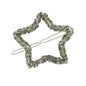 Luxurious Hair Accessories Headwear Rhinestone Silver Star Hairgrips Hair Clips-0