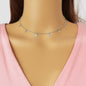 Minimalist Accessories Popcorn Chain Star Pendant Clavicle Collar Women Necklace-0